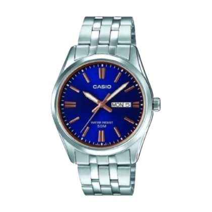 Casio General MTP-1335D-2A2VDF Blue Dial Stainless Steel Strap Men Watch
